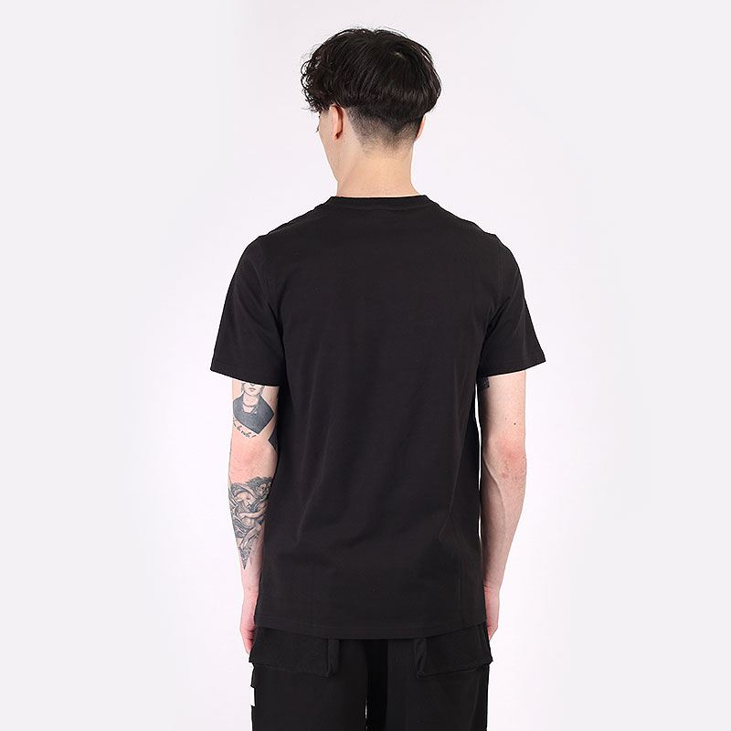 мужская черная футболка PUMA Franchise Hoops SS 53072602 - цена, описание, фото 4